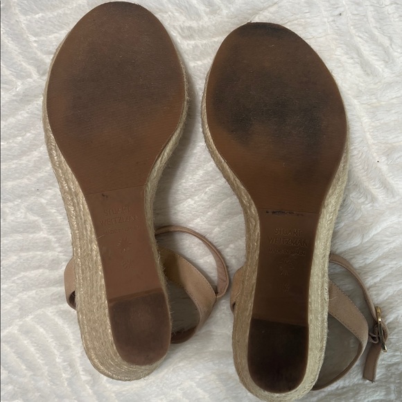 Stuart Weitzman Teddi Espadrille Wedge Sandals – Size 8.5 – EUC - Picture 10 of 13